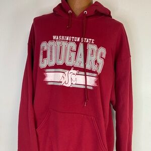 Washington State Cougars Hoodie Men’s 2XL Activewear Outerwear Russel Red